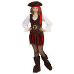 Karibų piratės kostiumas mergaitėms