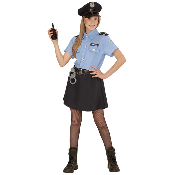 Policininkės kostiumas mergaitei