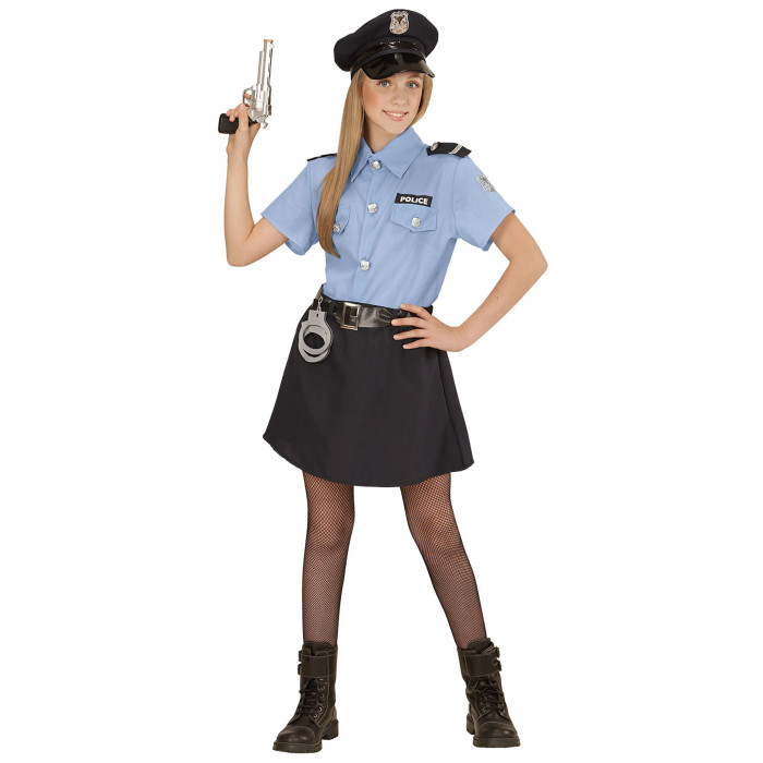 Policininkės kostiumas mergaitei