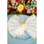 Servetėlės Melsvi rombeliai (12 vnt./33x33 cm)