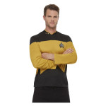 Star Trek futuristiniai geltoni marškinėliai vyrams