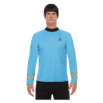 Star Trek futuristiniai mėlyni marškinėliai vyrams