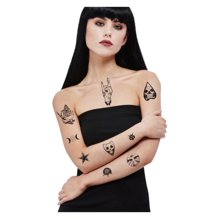 Stilingų laikinų tatuiruočių rinkinys