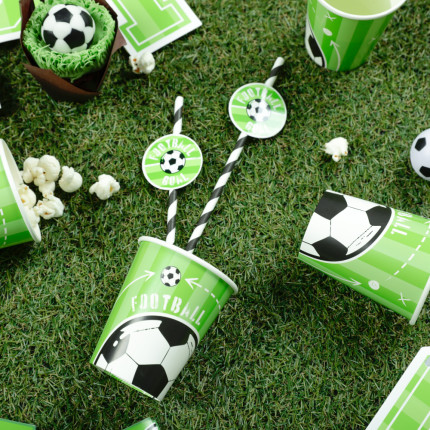 Vienkartiniai puodeliai Futbolas ( 6vnt/220 ml)