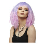 Violetinis plaukų perukas